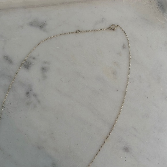 Blue Ruby Dainty Cross Necklace - Picture 5 of 10